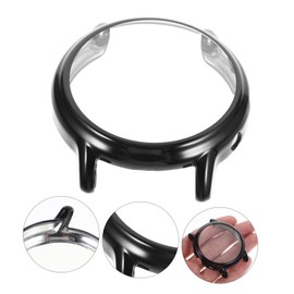 OSALADI 2pcs Gen The Hr TPU Watch Protective Case Full Coverage Shell Lightweight Watch Frame Easy Installation for Dirt and Scratch Black