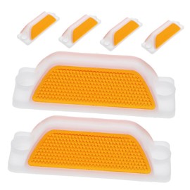 iplusmile 6pcs Reflective Driveway Markers Rectangular Road Traffic Reflectors High Visibility for Driveway Sidewalks and Freeways