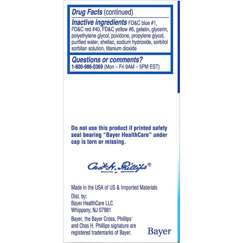 Phillips' Stool Softener, Old Packaging