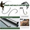 GZLCEU Pack of 18 6#/8#/10# Stainless Steel Fishing Hooks Carp
