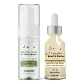 Set Facial Restaurador  Piel Seca - Madura She Is Skincare                                                                                            