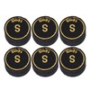 6pcs Pool Cue Tips Professional Multi Layers Billiard Pool Cue