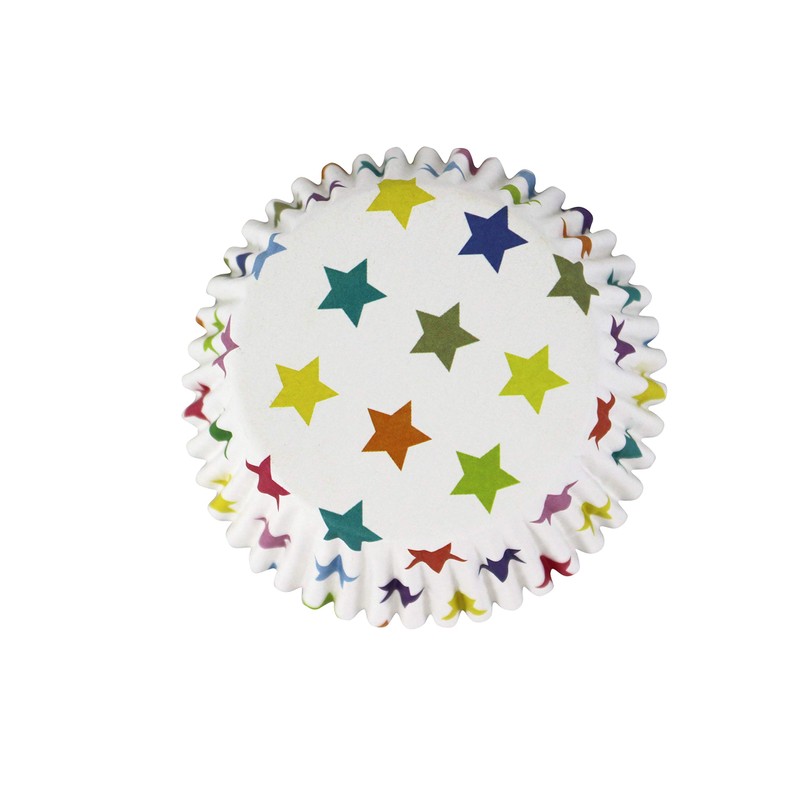 PME BC826 Stars Cupcake Cases, Foil Lined, Pk/30, Paper