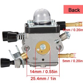 ZAMDOE C1Q-S68G Carburetor for Zama C1Q-S68 C1Q-S68G for Stihl BG45 BG46 BG55 BG65 BG85 BR45C SH55 SH85 Blower, with Air Filter Gaskets Spark Plug