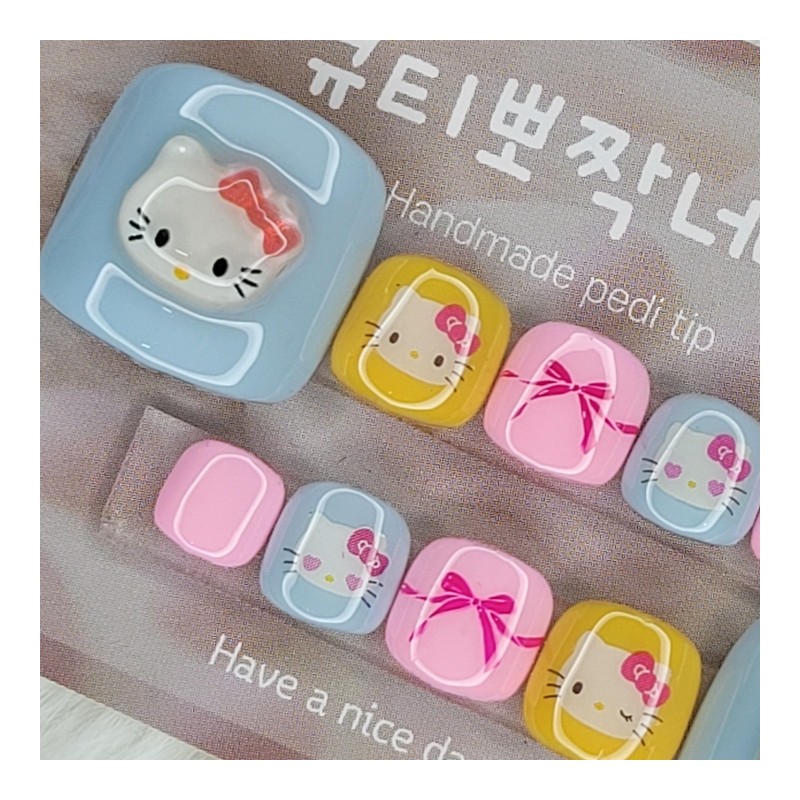 Hello Ribbon Homemade Pedi Tip - Paddy A Thumbman (-7,000