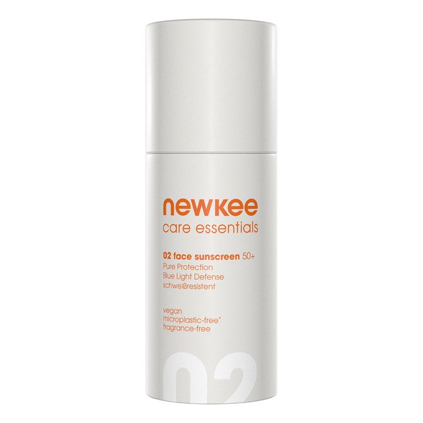 newkee Face Sun Cream SPF 50+ (30 ml), Sun Cream with Instant Protection, Vegan