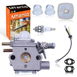 Mtanlo For Echo GT-2400 Brush Cutter, PE-2400 Edger, and SRM2400 Trimmer Parts Set - Complete Replacement Kit with OEM Codes 12300052133 and WT-424 Series Carburetor
