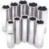 Performance Tools 10 Piece 3/8in. Drive Metric Deep Socket Set