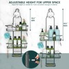 REINHARDT Shower Caddy Hanging Adjustable, Extended Length Rustproof Shower Caddy