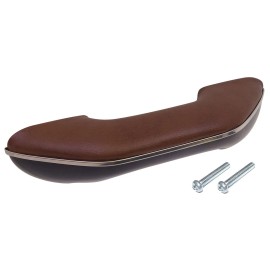 COUNTERPART AUTOMOTIVE 1955 1956 1957 1958 1959 CHEVY GMC TRUCK BROWN ARM RESTS W HARDWARE 55-56665-BR*