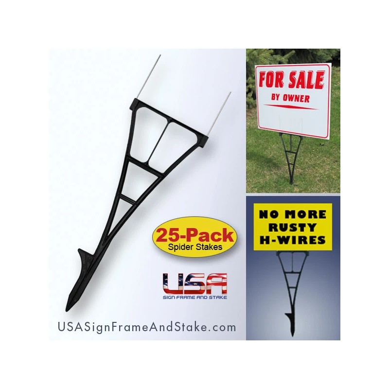 USA Sign Frame and Stake Outdoor Sign Stakes | Sign