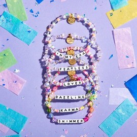 Little Words Project Handcrafted and Uniquely Designed Beaded Bracelet, XS, Plastic, no gemstone