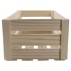 WooDeeDoo Medium Wooden Storage Slatted Crate Box | 28.5 x