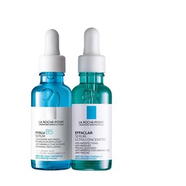 La Roche-Posay Kit Hidratante Anti-Marcas Hyalu B5 Serum + Effaclar Serum