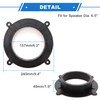 VekAuto 2 Pcs Speaker Spacer Ring Tweeter Speaker Spacer Adapter