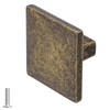 Decoranddecor Calla Square Cabinet Knob Door Pull Handle Kitchen Cupboard
