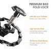 ICOCOPRO Folding Lock, 85 cm Bicycle Lock with Key &