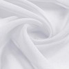 MRTREES Kitchen Net Curtains for Windows 45 Drop, White Sheer