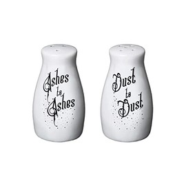 Alchemy Gothic The Vault Ashes To Ashes/Dust To Dust Salt & Pepper Shaker Set