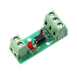 Optical Isolator Module, 24V Voltage Level Current Converter Module 80KHz 1-Channel Optocoupler Photoelectric Optoisolator 12V PNP NPN Signal Converter PC817 Optocoupler Optoisolator