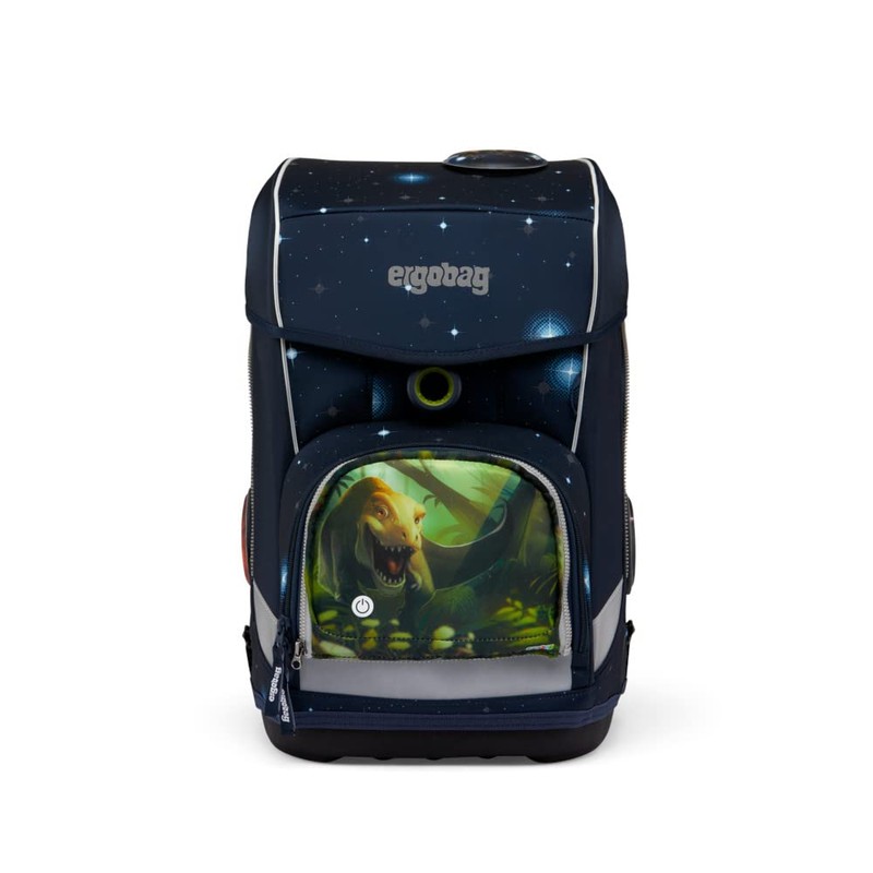 ergobag LED Zippies School Bag Accessory Front Pocket Motif Worlds