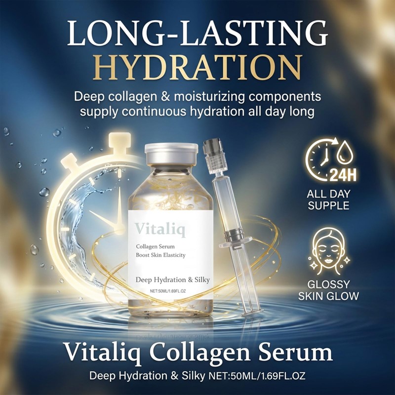 Korean Silk Peptide Serum, Deep Collagen Serum Silk Peptide Ampoule