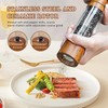 Upgraded Wooden - Acacia Wood Salt Grinder and Pepper Grinder