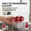 4-Cherry Pitter Tool, Easy Press Cherry and Olive Pit Remover