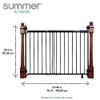 Ingenuity Stairway+ 46W Series No-Drill Baby and Pet Gate, 31"-46"
