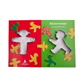 Ampelmann 103210001-Bäckermeister Cookie Cutters, Set of 2