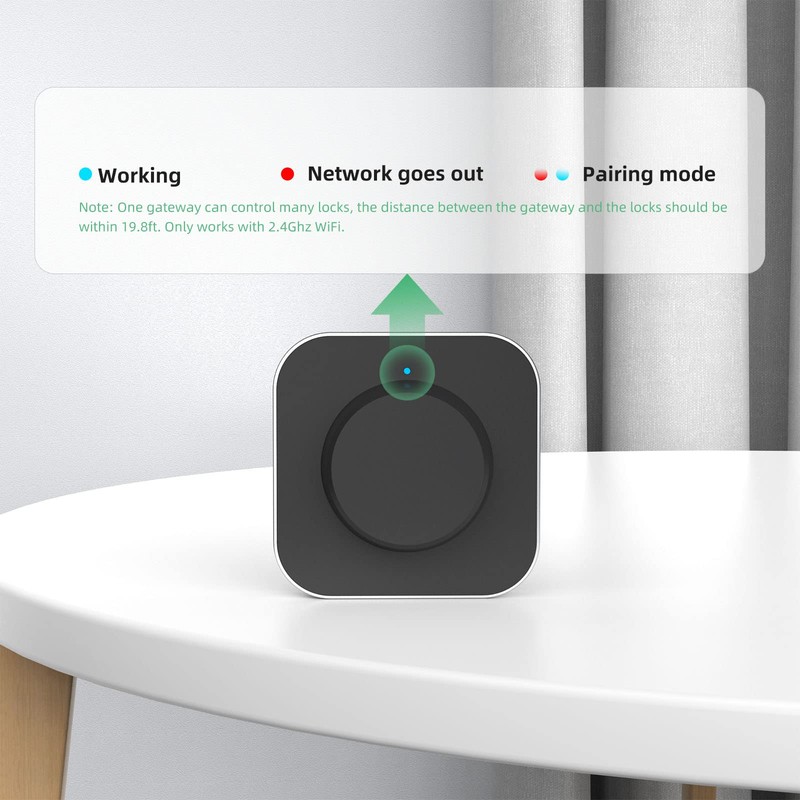 NUTOMO G2 Smart Lock Wi-Fi Gateway, Wi-Fi Bridge, Remotely Control