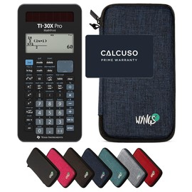 Wyngs TI-30X Pro MathPrint Basic Set with Protective Case Blue