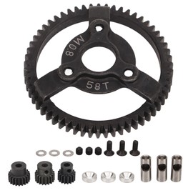 Steel Pinion and Spur Gear Set 0.8M 58T 32P Spur Gear 16T 18T 20T Pinion Gear for Traxxas Slash 2WD 1/10 RC Car Parts