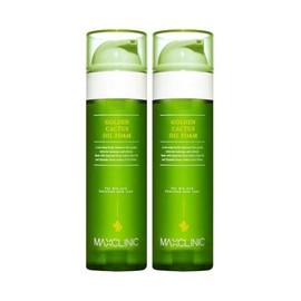 Home Shopping Same Max Clinic Oil Foam Cleansing Golden Cactus 2 Large Capacity 110g + 2 Samples - Max Clinic Golden Cactus 2 110g + 2 Samples / 홈쇼핑 동일 맥스클리닉 오일 폼 클렌징 골든 선인장 대용량 110g 2개+샘플 2개 - 맥스클리닉 골든 선인장 110g 2개+샘플 2개