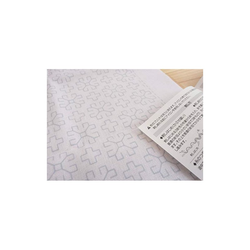Olympus Thread Sashiko Cloth Pack, Single Running Stitch Flower Dishcloth,