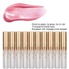 10 Pack 2.5ML Empty Lip Gloss Bottles, Mini Refillable Lip