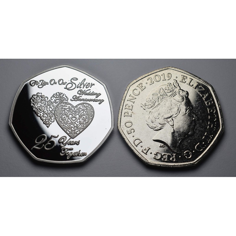 The Commemorative Coin Company On Our 25th SILVER WEDDING ANNIVERSARY