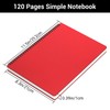 Yarotm Notizbuch Liniert A4-2 Stück Spiralblock Tagebuch - 21x29.2cm Rot