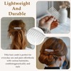 12 Pcs Transparent Plastic Hair Side Combs - Stylish Lightweight