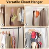 NANATI Hat Hangers for Closet, Stainless Steel Hat Organizer, Hat
