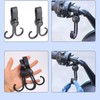 Lizihengpi 6 pieces convenient bicycle hooks for hanging luggage travel