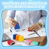 Crtiin 16 Pcs Office Stamp Set Message Self Inking Rubber