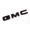Auto Front & Rear GMC Gloss Black OVERLAY Emblem Badge