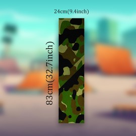 Floatdream Skateboard Grip Tape, Waterproof Diamond Grip Tape, Sheet Sticker, Skateboard Sandpaper Handle, Scooter Grip Tape, Sandpaper, 83 x 24 cm