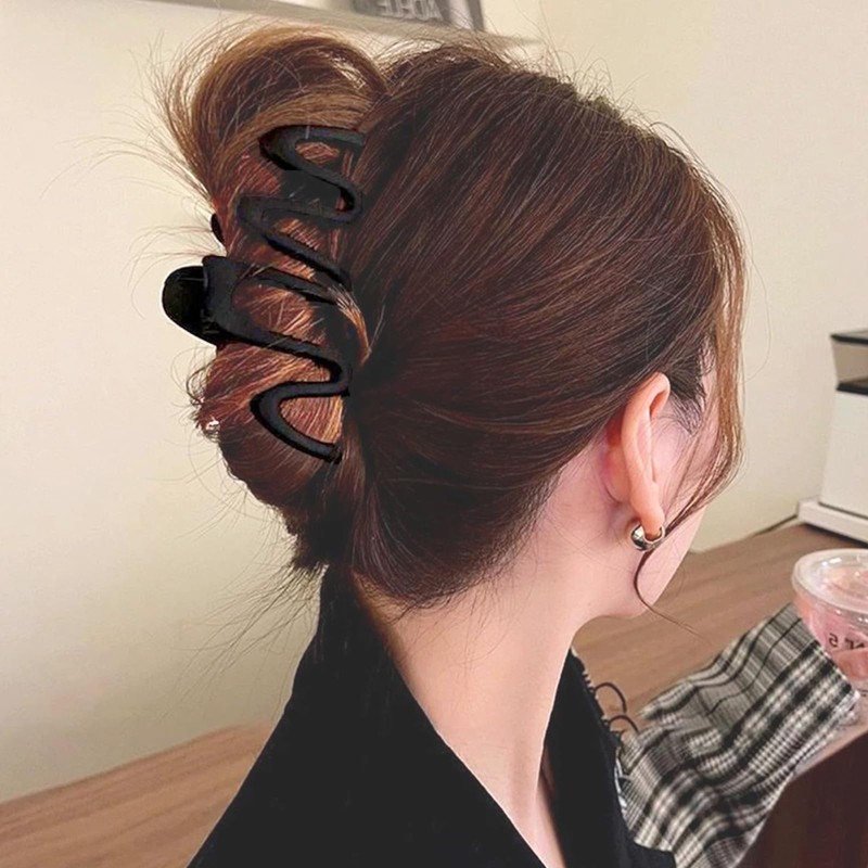 Rannyrena Large Hair Claw Clips Set for Women Thin Thick