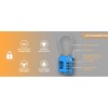 MYH Combination Padlocks – Small Suitcase Locks for Travel, Gym