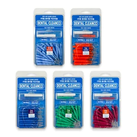 Dental Clinch Portable I-shaped Interdental Brush 30P+Carrying Case (4S/3S/2S/S/M), S / 덴탈클린치 휴대용 I자형 치간칫솔 30P+휴대용케이스 (4S/3S/2S/S/M), S