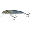 Salmo Minnow wobbler, colours: spirlin, length/weight/running behaviour/diving depth: 7 cm,