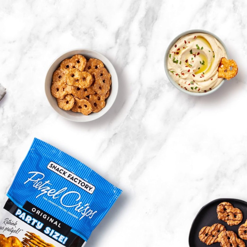 Pretzel Crisps Variety Pack - Bulk Assortment Snack Factory -
