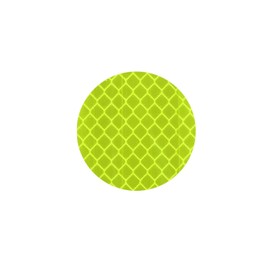 STICKER DAD - HI-VIS Reflective Circle Decal - (Size: You Choose, Color: HI-VIS Flo-Lime) - for Helmets, Har Hats, Bicycle, Motorcycle, Windows, Bumpers, Laptop, Lockers, etc. (15, 2 inch)